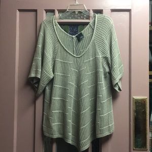 New Directions Sweater Short Sleeves XL